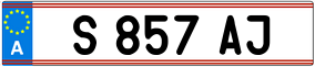 Truck License Plate